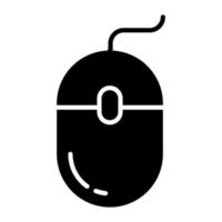 mouse vector icon isolated on white background