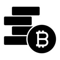Coins stack vector icon isolated on white background