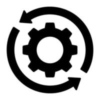 production vector icon isolated on white background