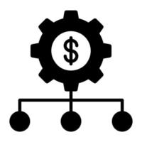 Cashflow vector icon isolated on white background