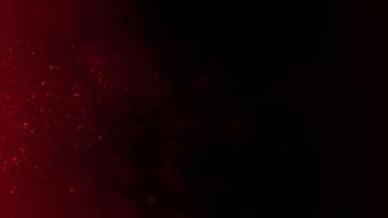 Fire particle red color animation background video