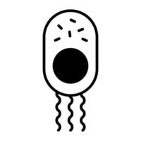 Bacteria , germ vector trendy icon