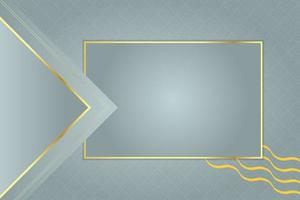 modern luxury abstract background with golden line elements gradient gray background modern for design vector