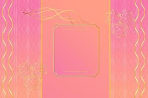 modern luxury abstract background with golden line elements pink gold gradient background modern for design vector