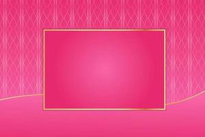 modern luxury abstract background with golden line elements pink gradient background modern for design vector