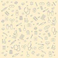 Thin line icons set of hospital and medical care. Outline symbol collection. Editable vector stroke