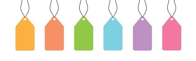 Set of shopping tags with text - Limited edition, best choice, special offer. Vector labels for banners and flyers design. Isolated from the background. on white background