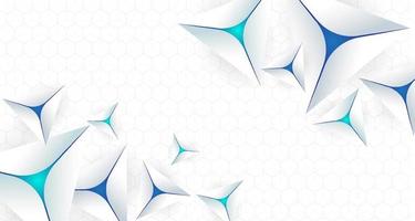 Abstract digital technology futuristic polygonal white background, Cyber science tech, Innovation communication future, Ai big data, internet network connection, Cloud hi-tech poly illustration vector