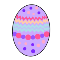 purple easter egg png