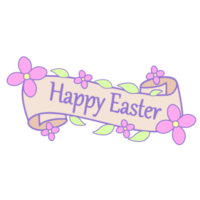 happy easter card png