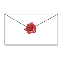 enveloppe avec cachet png