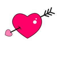 heart with arrow png