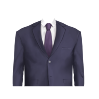 Suit with purple tie png