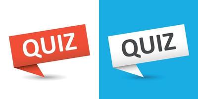 Quiz guess social media icon in flat style. Faq vector illustration on isolated background. Help button sign business concept.