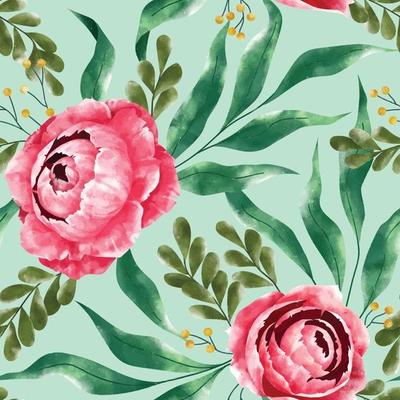 Watercolor Flower Pattern