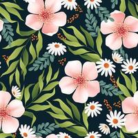 Colorful Floral Seamless Pattern vector