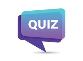 Quiz guess social media icon in flat style. Faq vector illustration on isolated background. Help button sign business concept.