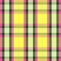 brightly coloured plaid style pattern background vector