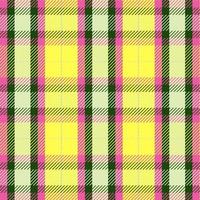 brightly coloured plaid style pattern background vector