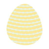 doodle flat clipart easter colored egg vector