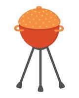 Doodle clipart. Traveler's kettle. All objects are repainted. vector