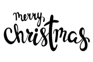 Christmas lettering for greeting cards vector