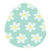 doodle flat clipart easter colored egg vector