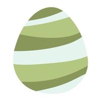 doodle flat clipart easter colored egg vector