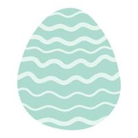 doodle flat clipart easter colored egg vector