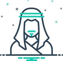 mix icon for eastern vector