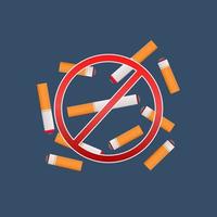 vector illustration for world no tobacco day, cancer, lung, respiratory health, no smoking, no smoking, no smoking area, illness due to smoking