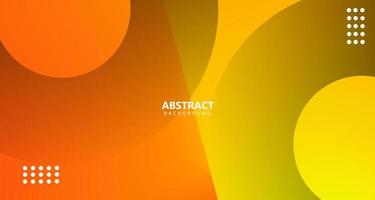 Abstract orange gradient background vector