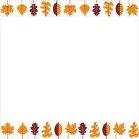 Autumn Leaves Background vector