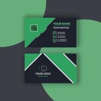 Creative and Clean Business Card Template vector