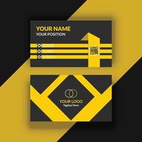 Creative and Clean Business Card Template vector