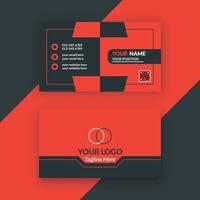 Creative and Clean Business Card Template vector