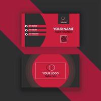 Creative and Clean Business Card Template vector