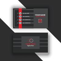 Creative and Clean Business Card Template vector