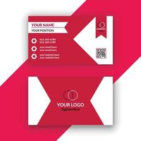 Creative and Clean Business Card Template vector