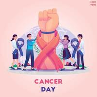 world cancer day vector illustration design