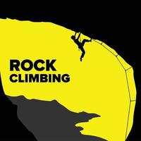Mountaineering poster vector