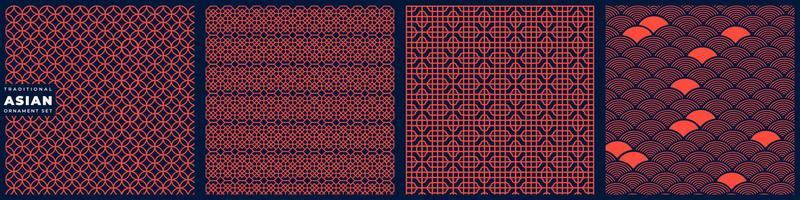 Traditional asiaTraditional Asian geometric ornament. Vector illustrationn wave