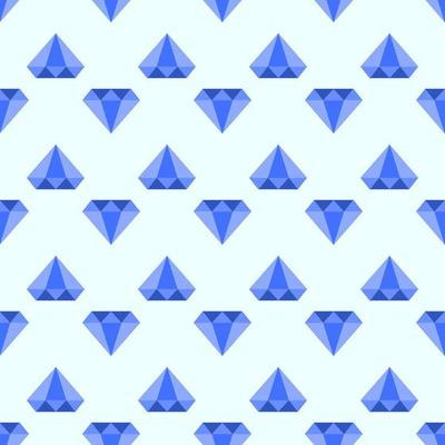 Vivid seamless repeating pattern of diamond for wallpapers, textile, fabric and other surfaces
