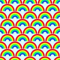Vivid seamless repeating pattern of colorful rainbow for wallpapers, textile, fabric and other surfaces vector