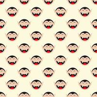 Colorful seamless pattern of vampire for fabric, textile, wrappers and other various surfaces vector
