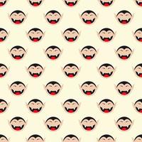 Colorful seamless pattern of vampire for fabric, textile, wrappers and other various surfaces vector