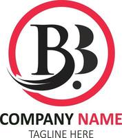 bb icono empresa logotipo diseño vector arte gráficos