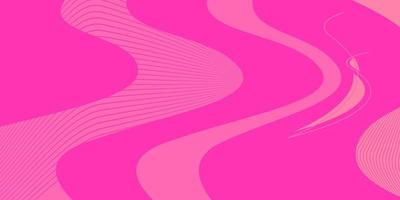 fondo rosa abstracto, con formas de línea, estilo plano y color sólido vector