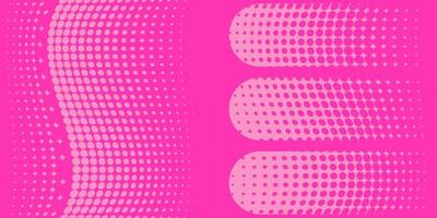 Abstract pink halftone background, flat design vector