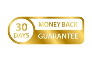 30 days money back guarantee icon vector for graphic design, logo, website, social media, mobile app, UI illustration